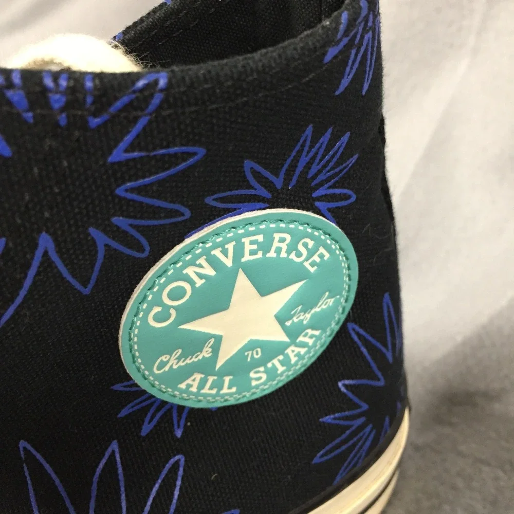 Converse‎ Chuck 70 High Top Unity Black Blue Teal Sneakers Mens 7 Womens 9